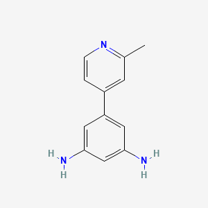 5-(2-Methylpyridin-4-yl)benzene-1,3-diamine