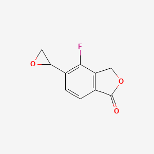 4-fluoro-5-oxiranyl-3H-isobenzofuran-1-one