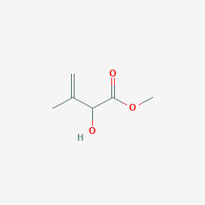 molecular formula C6H10O3 B8718591 Methyl 2-hydroxy-3-methylbut-3-enoate CAS No. 34680-70-1
