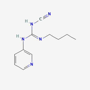 Guanidine, 1-butyl-2-cyano-3-(3-pyridyl)-