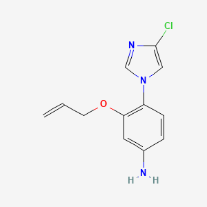 4-(4-chloro-1H-imidazol-1-yl)-3-allyloxyaniline