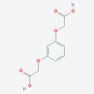molecular formula C10H10O6 B087187 resorcinol-o,o'-diacetic acid CAS No. 102-39-6