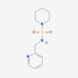 molecular formula C11H17N3O2S B8718885 N-picolyl piperidine sulfonamide 