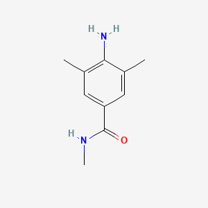 molecular formula C10H14N2O B8718946 4-amino-N,3,5-trimethylbenzamide 