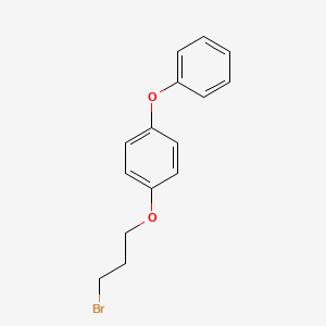 molecular formula C15H15BrO2 B8718970 1-(3-Bromopropoxy)-4-phenoxybenzene CAS No. 63457-51-2
