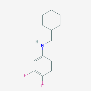 molecular formula C13H17F2N B8719041 N-(Cyclohexylmethyl)-3,4-difluoroaniline CAS No. 919800-03-6