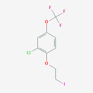 2-[2-Chloro-4-(trifluoromethoxy)phenoxy]ethyl iodide