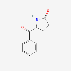molecular formula C11H11NO2 B8719127 5-Benzoylpyrrolidin-2-one CAS No. 111556-29-7