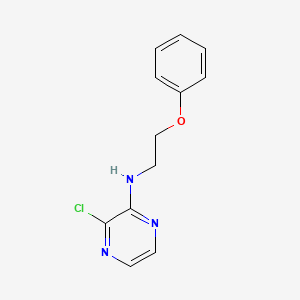 2-Chloro-3-(2-phenoxyethylamino)pyrazine