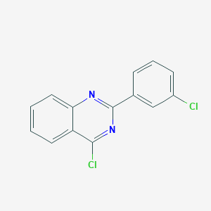 molecular formula C14H8Cl2N2 B8719261 4-Chloro-2-(3-chlorophenyl)quinazoline 