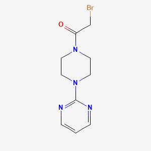 2-Bromo-1-(4-pyrimidin-2-yl-piperazin-1-yl)-ethanon