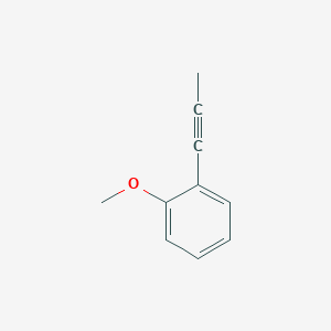 molecular formula C10H10O B8719367 1-METHOXY-2-(PROP-1-YN-1-YL)BENZENE CAS No. 66021-98-5