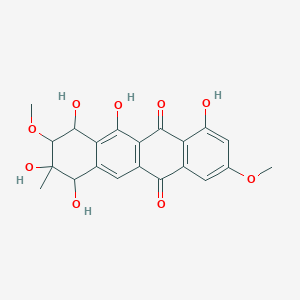 molecular formula C21H20O9 B8719371 Steffimycinol CAS No. 63493-73-2