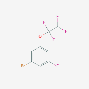 1-Bromo-3-fluoro-5-(1,1,2,2-tetrafluoroethoxy)benzene