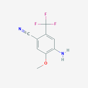 4-Amino-5-methoxy-2-trifluoromethyl-benzonitrile