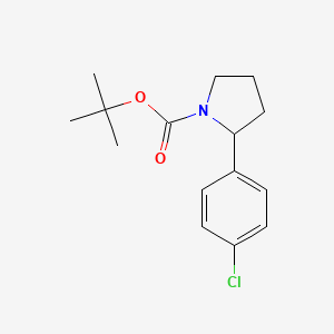 Tert-butyl 2-(4-chlorophenyl)pyrrolidine-1-carboxylate