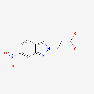 2-(3,3-dimethoxypropyl)-6-nitro-2H-indazole