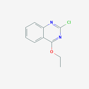 molecular formula C10H9ClN2O B8719442 2-Chloro-4-ethoxy-quinazoline CAS No. 98947-26-3