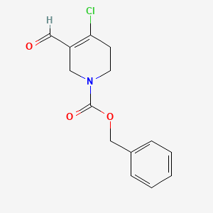 Benzyl 4-chloro-3-formyl-5,6-dihydropyridine-1(2H)-carboxylate