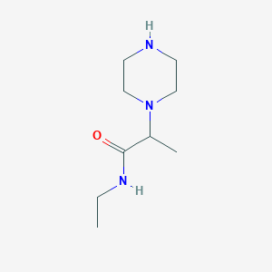 N-Ethyl-2-(piperazin-1-yl)propanamide