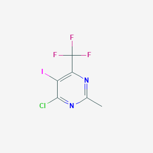 4-Chloro-5-iodo-2-methyl-6-(trifluoromethyl)pyrimidine