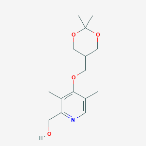 (4-((2,2-Dimethyl-1,3-dioxan-5-yl)methoxy)-3,5-dimethylpyridin-2-yl)methanol