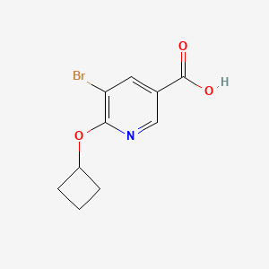 5-Bromo-6-cyclobutoxynicotinic acid