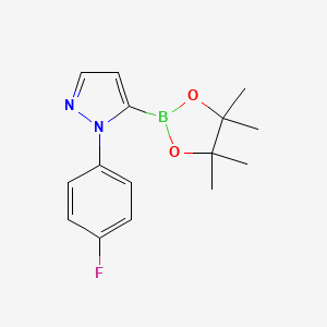 1-(4-fluorophenyl)-5-(4,4,5,5-tetramethyl-1,3,2-dioxaborolan-2-yl)-1H-pyrazole