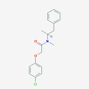 molecular formula C18H20ClNO2 B087197 2-(4-chlorophenoxy)-N-methyl-N-(1-phenylpropan-2-yl)acetamide CAS No. 13385-09-6