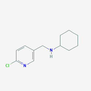 N-((6-chloropyridin-3-yl)methyl)cyclohexanamine