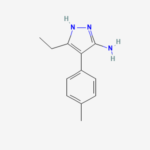 3-Ethyl-4-(4-methylphenyl)-1H-pyrazol-5-amine