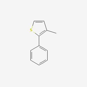 molecular formula C11H10S B8719971 3-Methyl-2-phenylthiophene CAS No. 14300-30-2