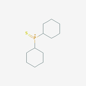 molecular formula C12H22PS+ B8720132 Dicyclohexylphosphine sulfide 