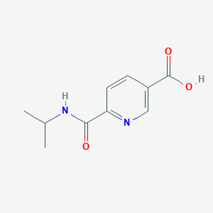 molecular formula C10H12N2O3 B8720184 6-(Isopropylcarbamoyl)nicotinic acid 