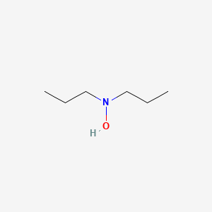 molecular formula C6H15NO B8720192 1-Propanamine, N-hydroxy-N-propyl- CAS No. 7446-43-7