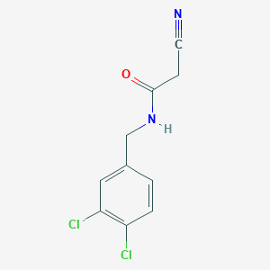 molecular formula C10H8Cl2N2O B8720199 N-(3,4-dichlorobenzyl)-2-cyanoacetamide 
