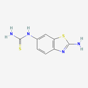 N-(2-Amino-1,3-benzothiazol-6-yl)thiourea