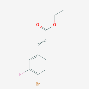 Ethyl 3-(4-bromo-3-fluorophenyl)prop-2-enoate