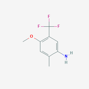 Benzenamine, 4-methoxy-2-methyl-5-(trifluoromethyl)-