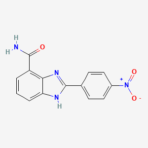 2-(4-Nitrophenyl)-1H-benzo[d]imidazole-4-carboxamide
