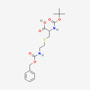 molecular formula C18H26N2O6S B8720413 Boc-L-4-thialysine(Z)-OH 