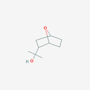molecular formula C9H16O2 B8720453 2-(7-Oxabicyclo[2.2.1]hept-2-yl)propan-2-ol CAS No. 90646-72-3