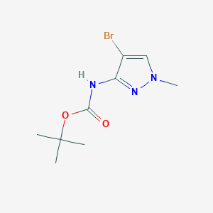 tert-butyl (4-bromo-1-methyl-1H-pyrazol-3-yl)carbamate