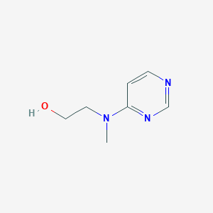 molecular formula C7H11N3O B8720475 Ethanol, 2-(methyl-4-pyrimidinylamino)- CAS No. 340742-86-1