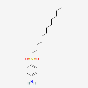 molecular formula C18H31NO2S B8720482 4-Dodecylsulfonylaniline 