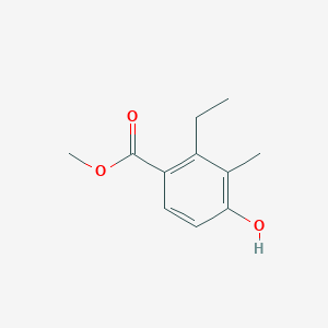 molecular formula C11H14O3 B8720529 Methyl 2-ethyl-4-hydroxy-3-methylbenzoate 