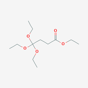 molecular formula C12H24O5 B8720586 Ethyl 4,4,4-triethoxybutanoate CAS No. 51354-72-4