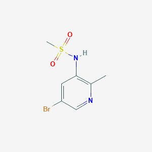 N-(5-bromo-2-methylpyridin-3-yl)methanesulfonamide