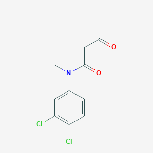 molecular formula C11H11Cl2NO2 B8720654 N-(3,4-Dichlorophenyl)-N-methyl-3-oxobutanamide CAS No. 105942-47-0