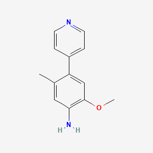 5-Methyl-2-(methyloxy)-4-(4-pyridinyl)aniline